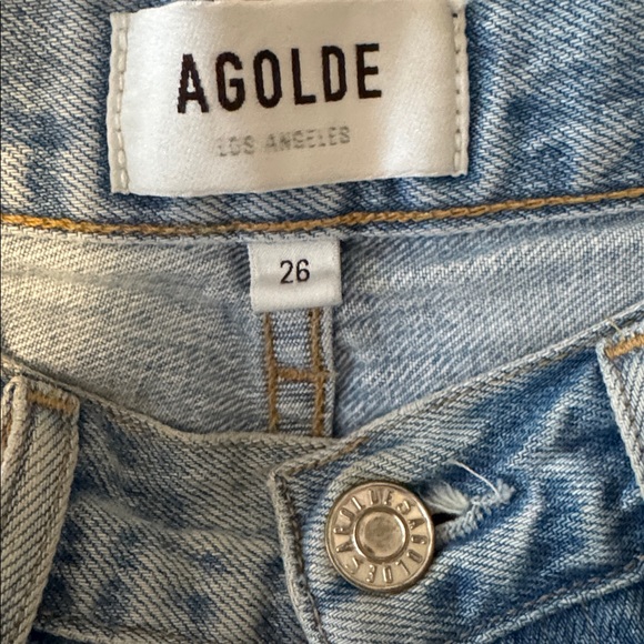 Agolde Riley Crop Denim - Picture 4 of 5